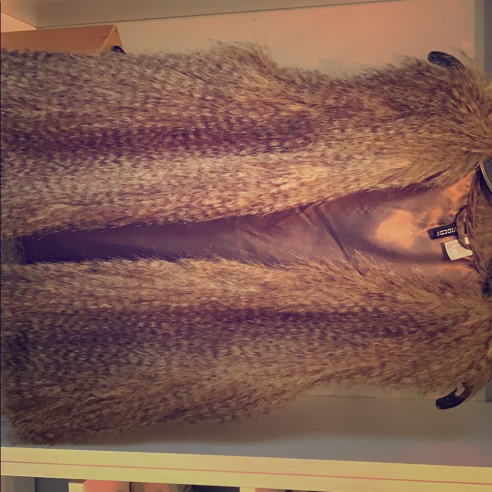Faux fur vest